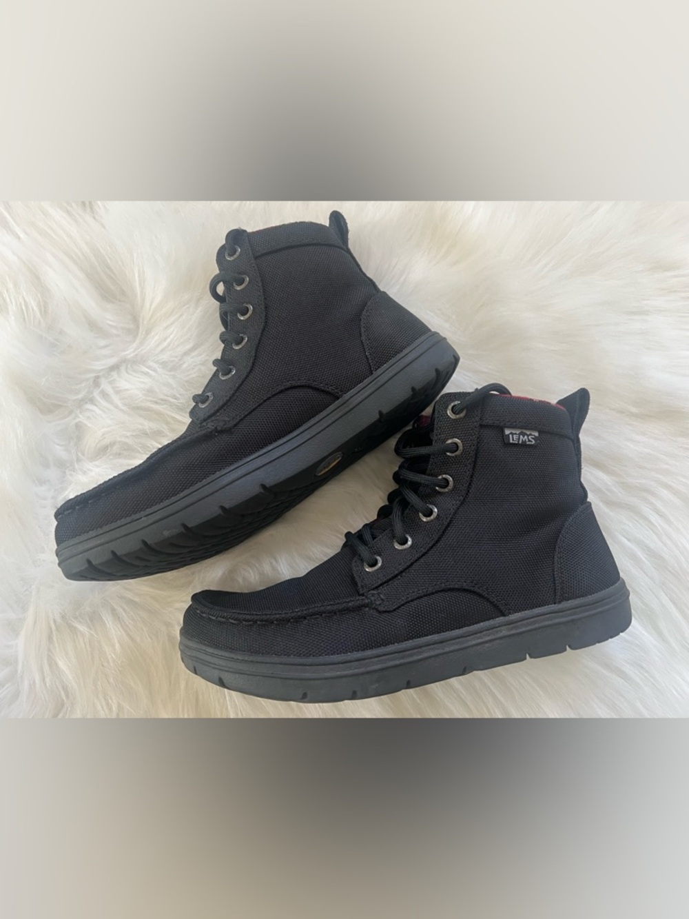 Lems Boulder Boot, Vegan Black Women’s Boots - 7.5